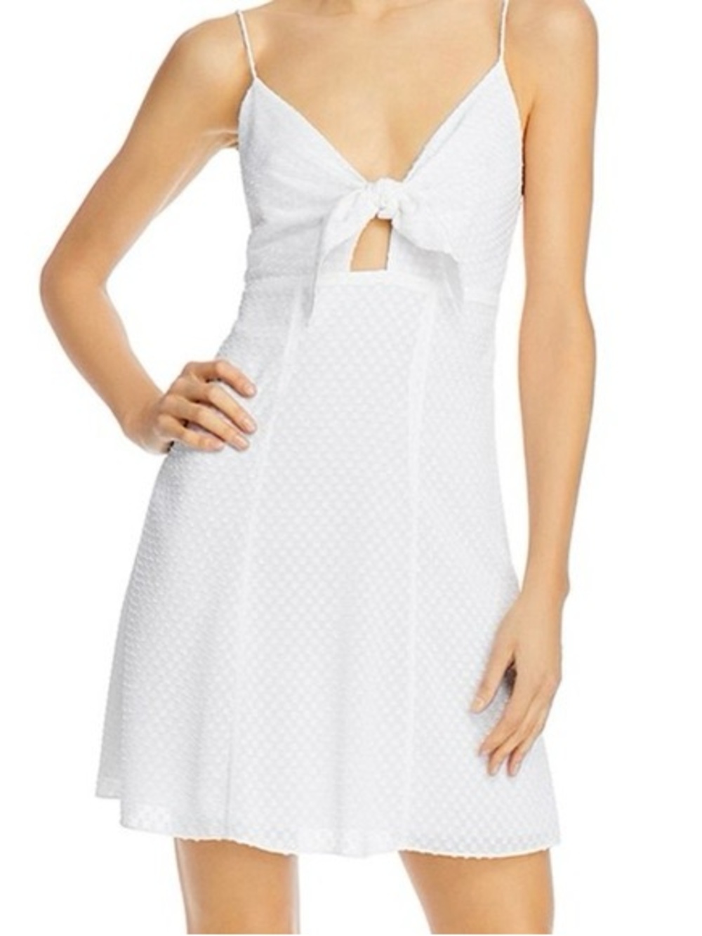 NWT Alice + Olivia Tie Front Dress